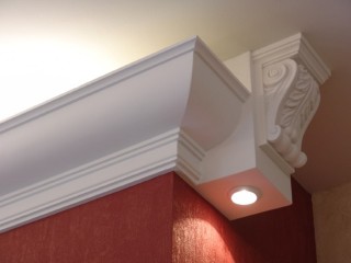 Подсветка потолка светодиодной лентой под плинтусом фото
